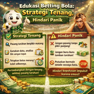 Edukasi Betting Bola: Strategi Tenang, Hindari Panik